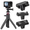Magnetic Two Claw Adapter Anti-Slip Sports Camera Quick Release Mount Lightweight Base for DJI Action 3/4 Camera Accessories