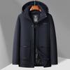 One-piece, Three-wear Autumn and Winter New Mid-length Down Jacket for Men, Removable Down Liner, Cold-proof Casual Down Jacket