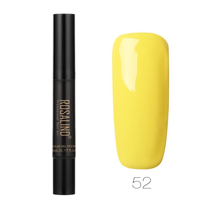 ROSALIND Гель-лак для ногтей 5 мл 01-58 Soak Off Top White Brush Pen Nails Art Полуперманентный УФ-гель