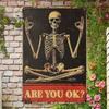 Retro Vintage Are You Ok Metal Tin Sign 8x12 Wall Decor Bar Cafe Home