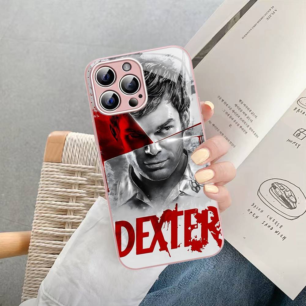 Movie D-Dexter Tempered Glass For Iphone 14 13 12 11 Pro Mini XS MAX 14Plus X XS XR Fundas