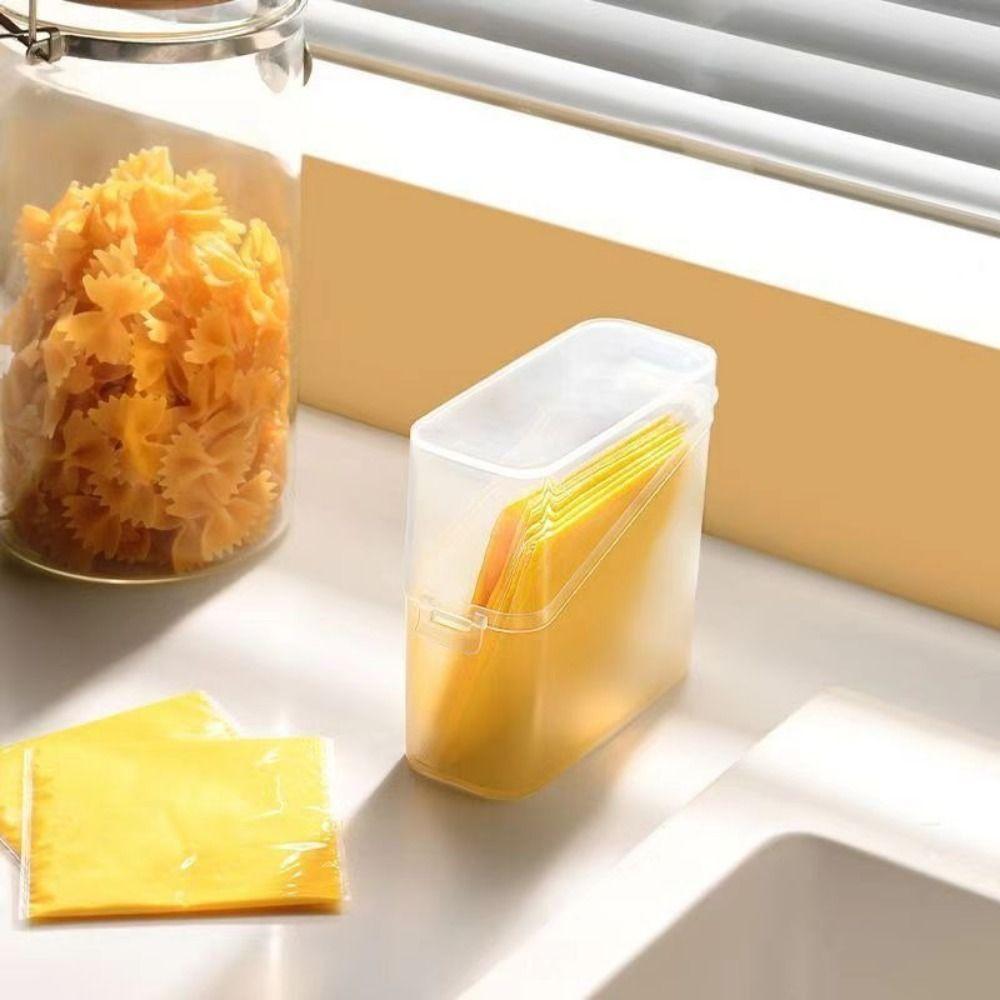 2Pcs Leakproof Coffee Tea Bag Storage Box Plastic Food Storage Container Cheese Keeper  Dormitory