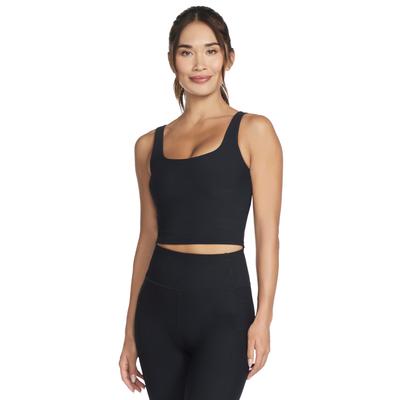 Go Flex Rib Longline Bra, Женский черный спортивный бюстгальтер