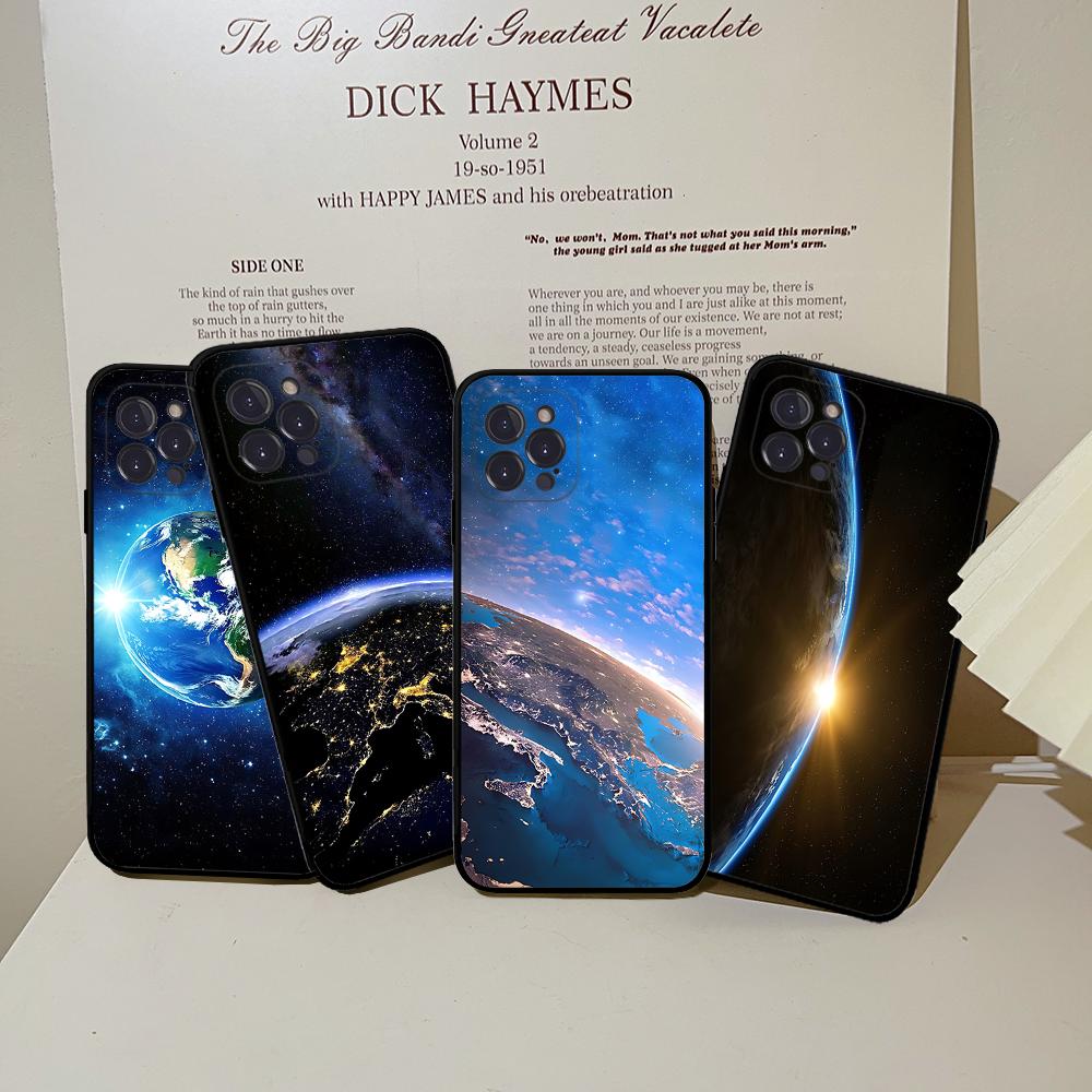 Чехол для телефона "Звезды Земли Космос" для IPhone 16 15 14 13 12 Mini 11 Pro XS Max X XR SE 6 7 8 Plus Мягкий Силиконовый Чехол