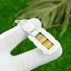 Rectangle Natural Picture Jasper 925 Silver New Engagement Wife Pendant Jewelry