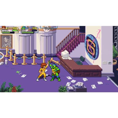 mutant turtles: shredders revenge special edition -switch [permanent bonus] original soundtrack cd, "t.m.n.t" acrylic diorama stand included