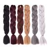 Женские Jumbo вязание крючком плетение Ombre Color Синтетические наращивания волос Kanekalon