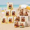 Cartoon Capybara Micro-particle Building Blocks Cute Capybara Doll Toys  For Kids Birthday Gifts