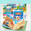 Animal Dinosaur Transportation Ocean Theme Books Early Education Learning Toy