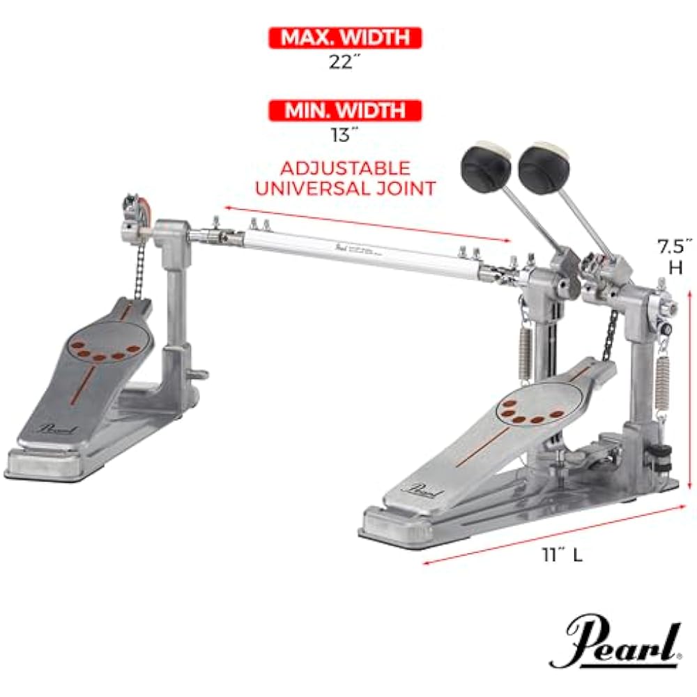 Pearl Demonator series drum pedal twin pedal complete set P-932