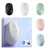 2.4Ghz+BT5.0 Ergonomics Wireless Mouse 1600DPI Morandi Wireless Mouse Office/Home