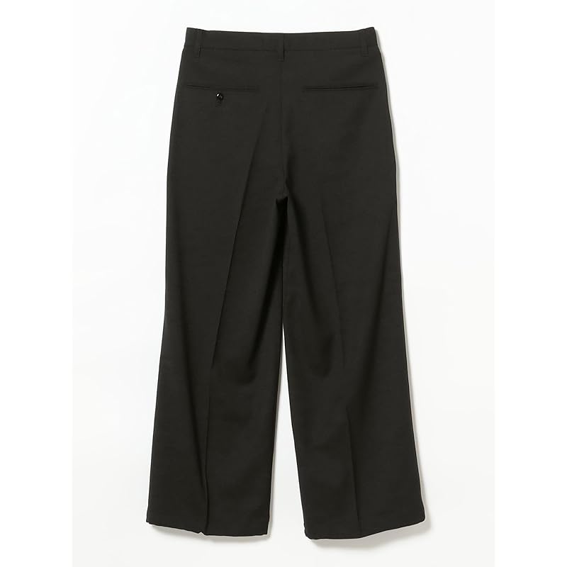 [Beams] Pants 2 Pleats Wide Slacks Men's BLACK L 11230581120