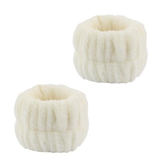 1 Set Face Wash Hair Band Soft Comfortable Spa Bowknot Headband And Wristbands Set Grooming Accessories