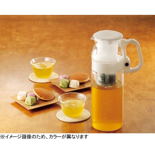 iwaki Heat-Resistant Glass Coffee Server, Cold Brew Coffee & Tea, Handy Server, 1.3L, with Filter, T2933F2-BK