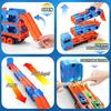 Игрушка Транспортный грузовик 65 дюймов Складной детский автовоз с гоночным треком 9 в 1, литой грузовик, гоночный автомобиль, подарок для мальчиков, девочек, детей
