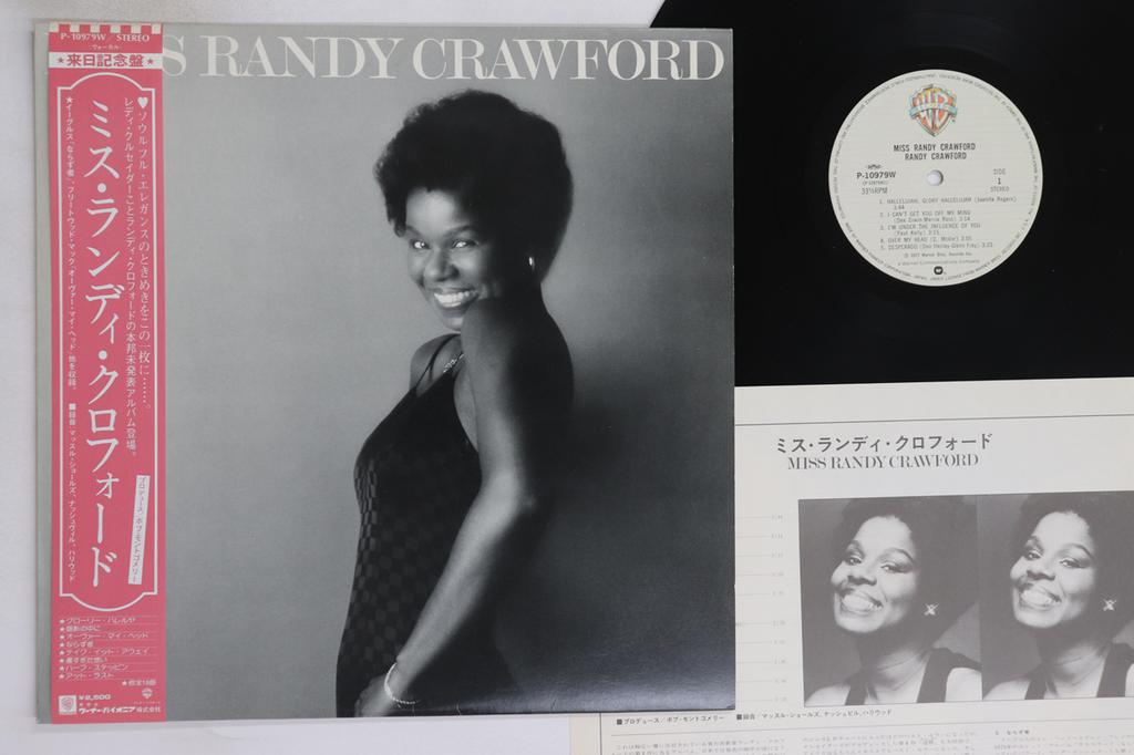 LP Record RANDY CRAWFORD - Miss Randy Crawford P10979W WARNER BROTHERS 1977 Japan Obi Soul/Funk Used