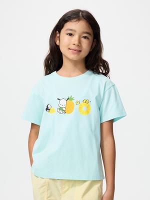 Девочки Sanrio CharaCTers UT Графическая футболка с коротким рукавом C