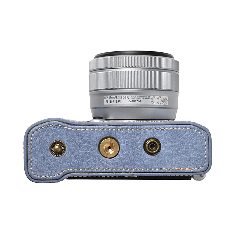SIUTATDSH Camera Case PU Leather Applicable Fuji Film FUJIFILM FUJI Xm5 Case Liner Case Camera X-m5 Holder, Earthquakeproof/Shockproof/Toilet (Blue)