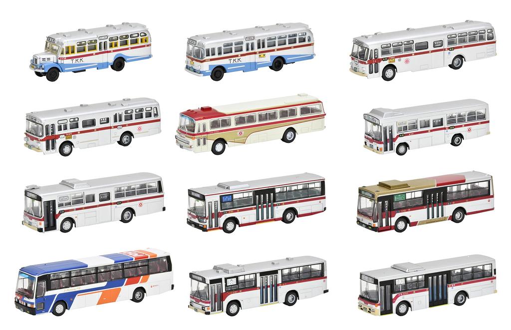 The Bus Collection Bus Collection Tokyu 100th Anniversary Tokyu Bus Special 12 Pieces Box Diorama Supplies 323198