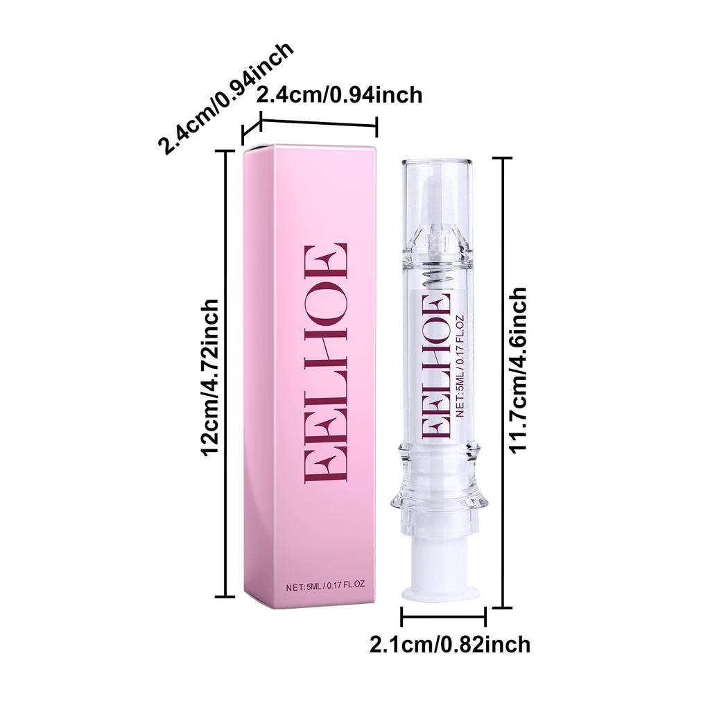 EELHOE Instant Volumising Lip Plumper Oil Collagen Moisturizer Care Lip Mask Repairing Reduce Lip Fine Lines Brighten Makeup Lipgloss