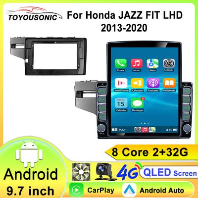 Автомобильное радио для Honda Fit 3 Jazz 2013-2020 LHD RHD беспроводной Carplay Android Auto мультимедийный плеер стерео 2Din 4G Wifi DSP
