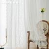 1PC NAPEARL French Elegant Solid Color Sheer Curtain Warp Knitted Lace Comfortable Sheer Curtain For Living Room Bedroom Balcony Home Decor