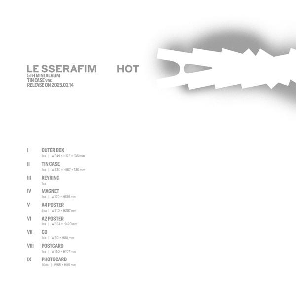 LE SSERAFIM 5-й мини-альбом [HOT] (ЖЕСТЯНОЙ КЕЙС вер.)