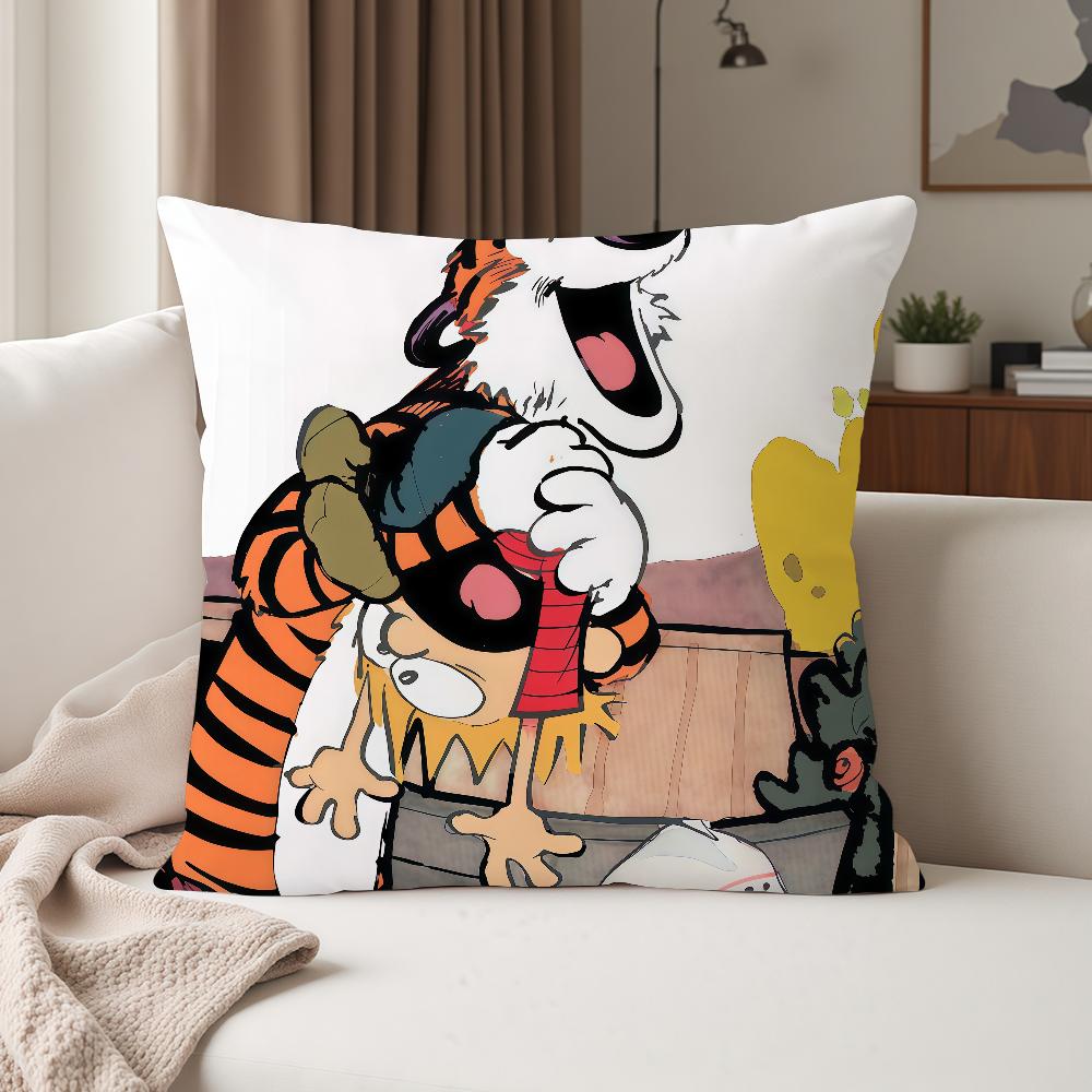 Fairy Tale Books C-Calvin And H-Hobbes Pillow Case Suitable For Bedrooms Living Rooms Cars Home Decoration