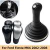 For Ford Fiesta MK6 Connect Fusion 2002 2003 2004 2005 2006 2007 2008 Car Styling Gear Shift Knob Gaiter Boot Cover Collar Case