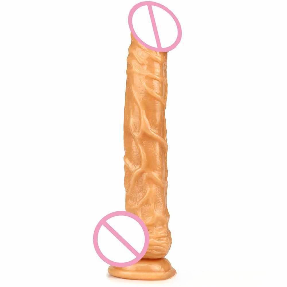 Female Simulated Dildo Large Suction Cup Massage Device Female Masturbator Inverted Adult Sexual Product