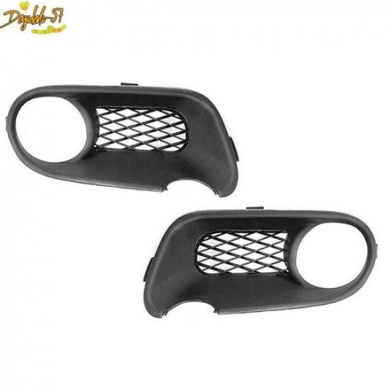 Пара для VW Touareg 2003-2006 Рамка противотуманной фары переднего бампера Крышка противотуманной фары Решетка