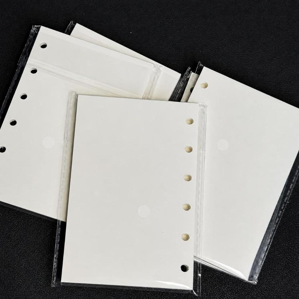 Fabric Cover Loose Leaf Journal Polka Dot Print DIY Planner Book Hand Ledger  Students