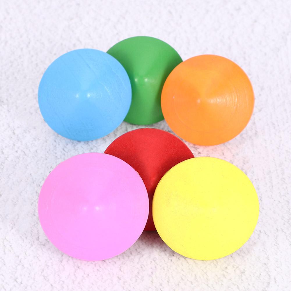 Classical Children Kid Multi-color Gift Rotate Hand Spinning Toy Wooden Spinning Top