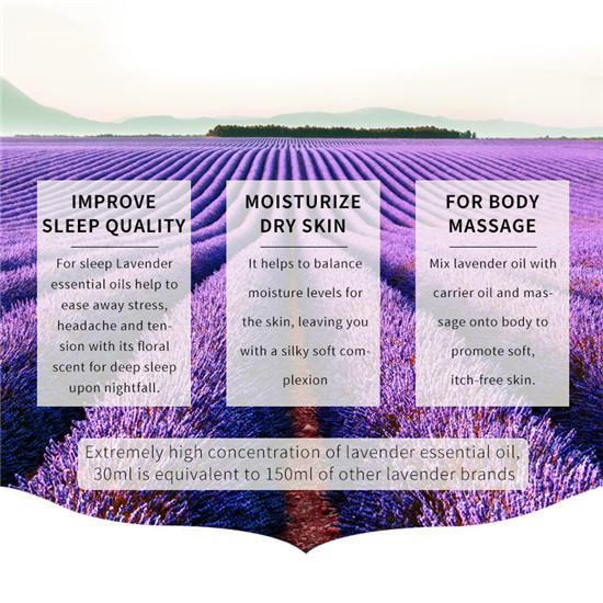30 мл органическое эфирное масло лаванды высокой чистоты, эфирное масло для массажа кожи, улучшение сна, аромат, эфирное масло для ухода за волосами