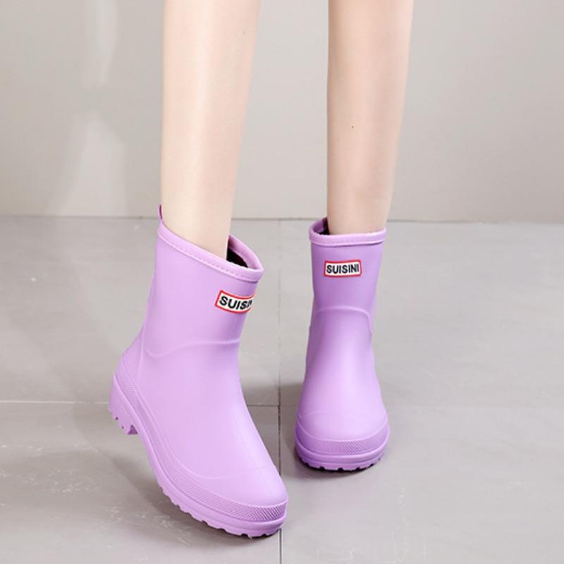 Новые женские средние резиновые туфли для отдыха на открытом воздухе с нескользящей подошвой