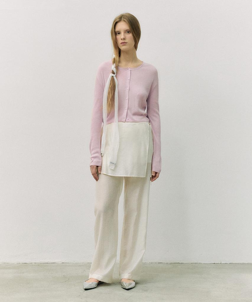 ROLAROLA Layered Skirt Pants Ivory
