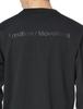 Длинная футболка с длинным рукавом Descente Waffle Crew Neck Hard Stretch MVSP BK S [Move Sports] Футболка SFTECH (DMMWJC22)