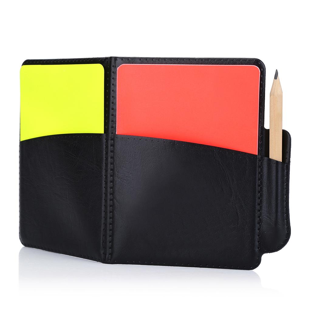 Футбольный матч из ПВХ, соревнования по футболу, судейские красные и флуоресцентные зеленые карточки