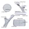 Silicone Candle Base Molds Resin Epoxy Molds Splicing Bracket Shape Candle Holder Molds Silicone Candlestick Moulds