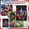 Украшение для вечеринки в честь 250-летия Дня независимости США Садовое знамя Флаг для двора