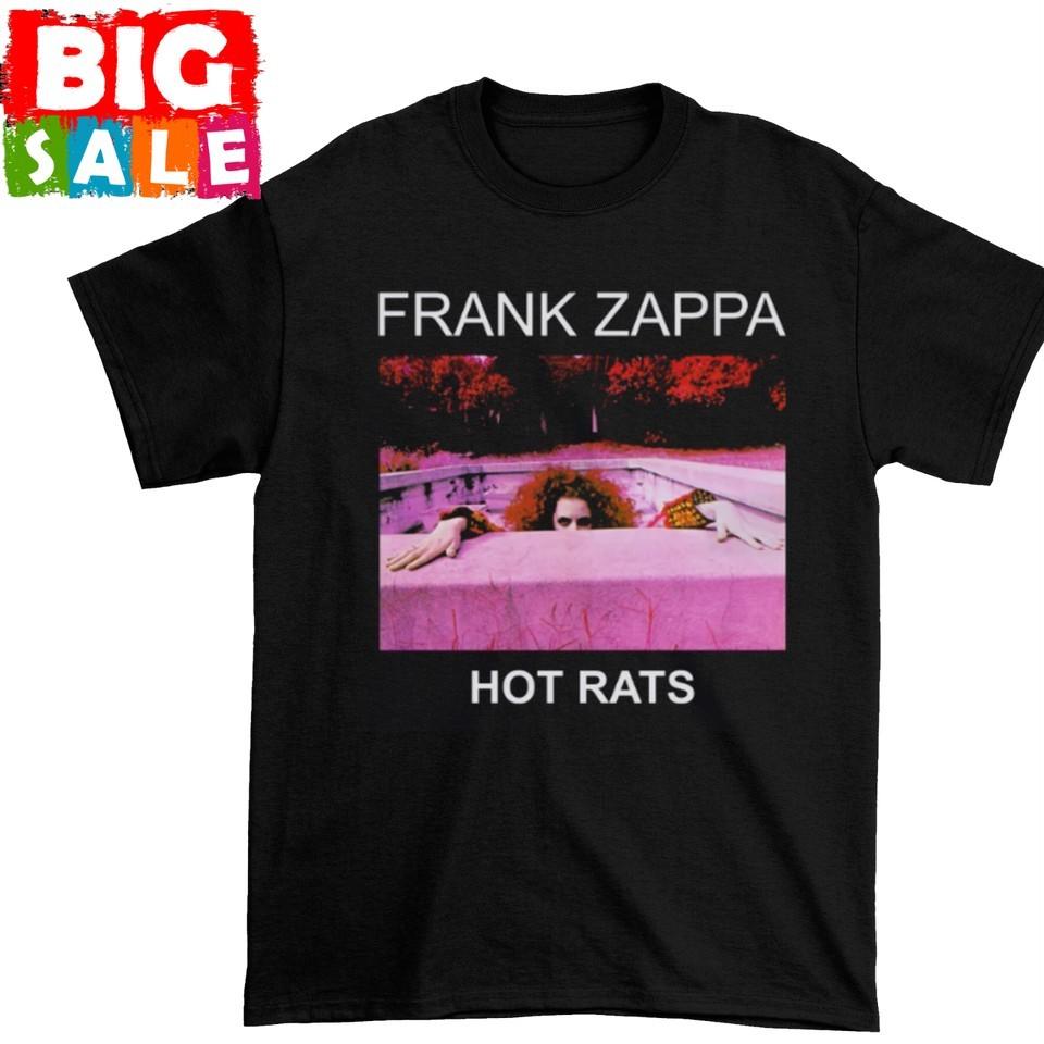 New best Frank Zappa shirt Black S-234XL Short Sleeve Cotton Shirt E405