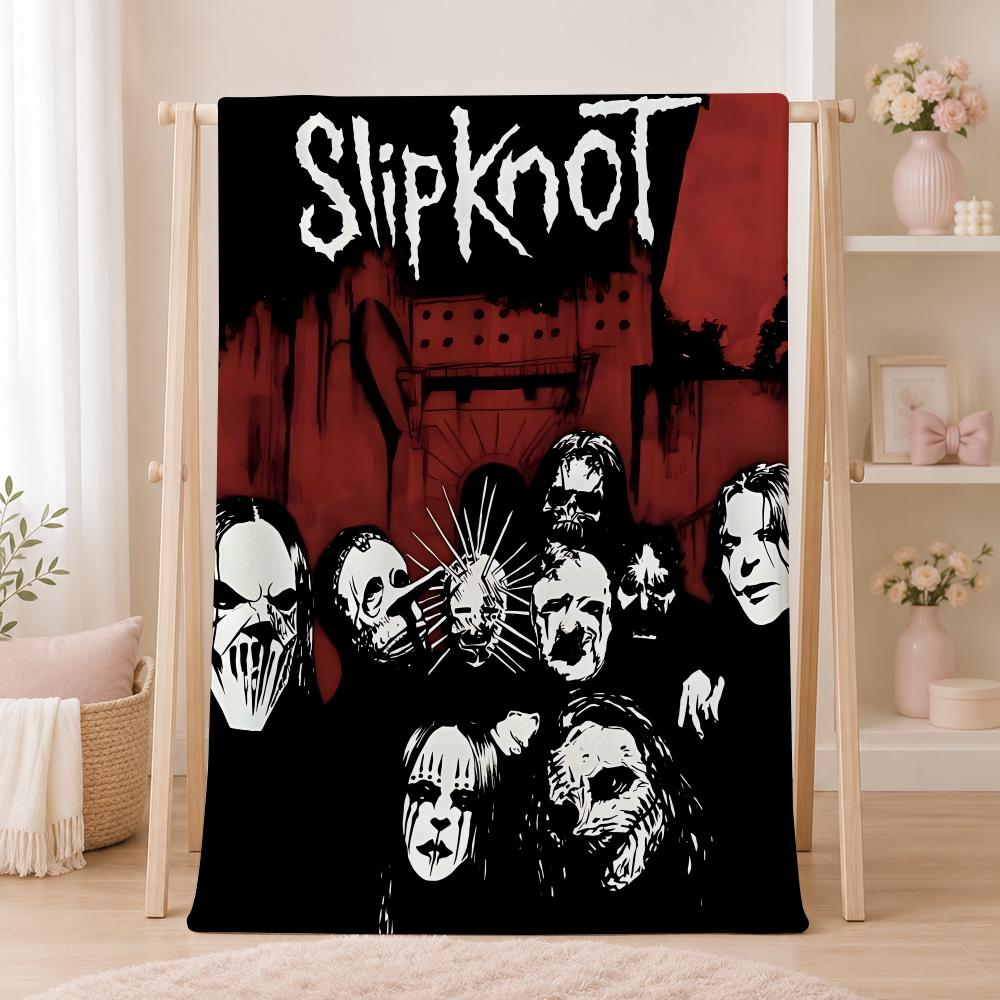 Rock Band S-SlipknotS Бросок Летнее Фланелевое Плетение Мягкое Антистатическое Стираемое Безопасное для Детей Диван Кровать