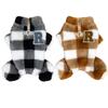 Теплый комбинезон для щенка Мягкая пижама для маленькой собаки Новая одежда для щенков Зима