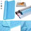 Cooling Water Absorption Car Sofa Puppy Blanket Cat Sleeping Pad Pet Cooling Mat Ice Silk Dog Bed