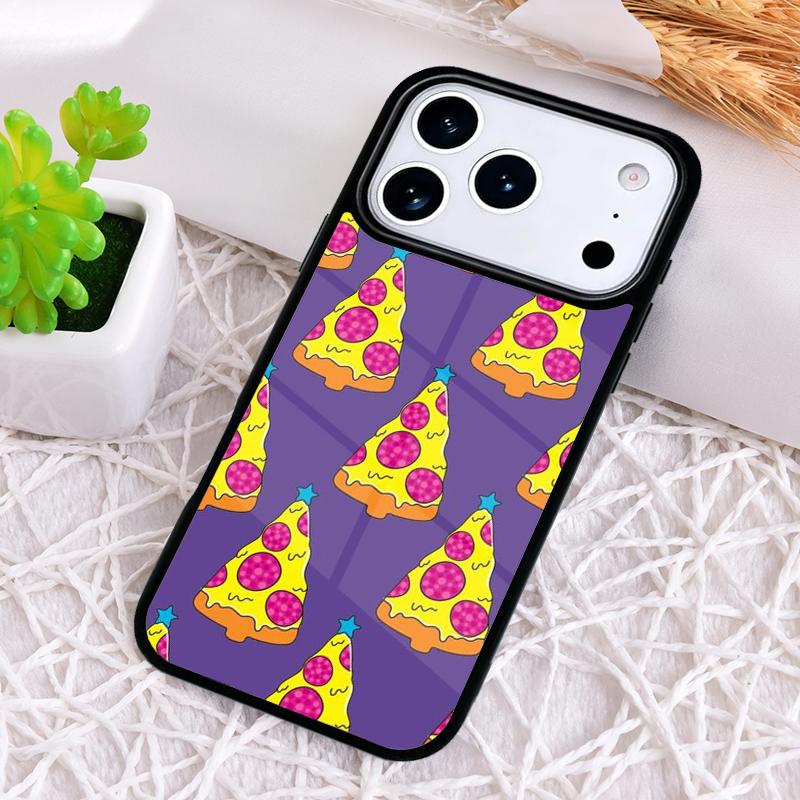 Смешной Чехол для Телефона с Пиццей для Лучших Друзей для iPhone 17 Air 16 15 11 12 14 13 Pro Max Ударопрочный Чехол