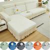 Solid Elastic Sofa Cover Couch Cover Stretch Slipcover Sectional Sofa Cover Slipcover Sofa Covers Furniture Protector Home Decor