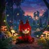 Плюшевая игрушка кошка Забавная Ангельская Пыль Аластор Телевизионные фанаты Коллекционный Подарок Изысканные Украшения для комнаты Подарок на день рождения для друга