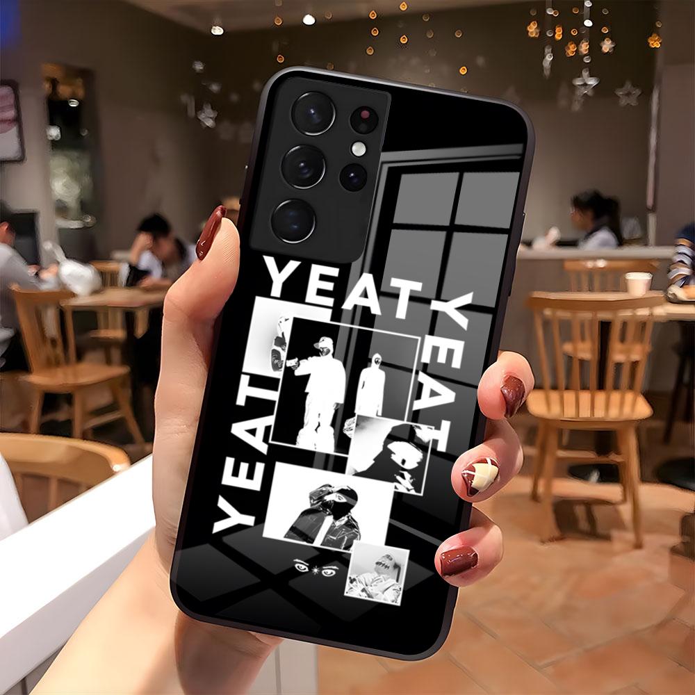 Чехол для телефона Yeat Rapper AfterLyfe для Samsung A56 A36 A26 A16 A15 A25 A35 A55 A14 A34 A24 A54 Стеклянный чехол