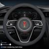 Новый стиль Кожаная Накидка на Руль Автомобиля для HongQi HS5 E-HS9 E115 EHS9 H9 H5 HQ9 HS3 HS5 HS7 H6 L1