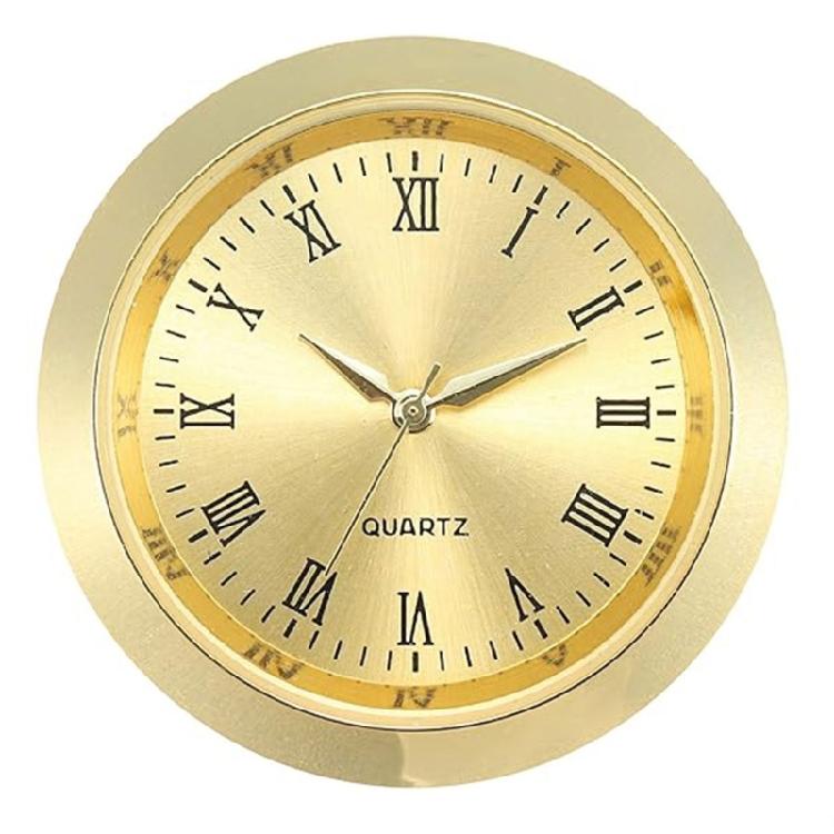 Декоративная круглая часовая вставка с римскими цифрами, миниатюрные часовые механизмы, циферблаты для часов, замена для искусства и ремесел